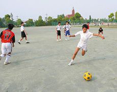 野球用、陸上用など様々な運動場を完備
