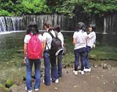 中1での2泊3日の浅間夏期学校
