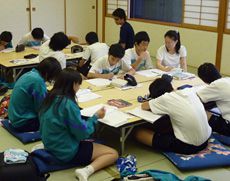 3年生の学力強化合宿
