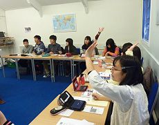 2014年3年生の英国研修の様子