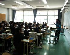 普段の学校生活での授業の様子
