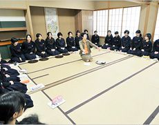 礼儀を学ぶための和作法室
