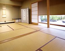 和の趣あふれる純日本風の茶室、澄心庵